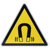 Warnschild ‑ Magnetfeld - Aluminium