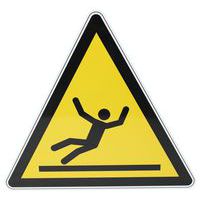 Warnschild - Rutschgefahr - Aluminium