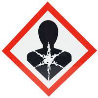 Schild CLP - Gesundheitsgefahr - Aluminium - 300 x 300 mm