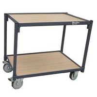 Wagen mit Holzböden für Behälter - Tragkraft 250 kg - Manutan Expert