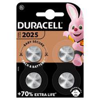 Lithium-Knopfzelle DL 2025 - 4 Stück - Duracell