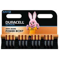 Alkali-Batterie Optimum AAA - 12 Stück - Duracell