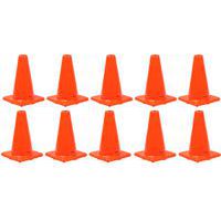 Set mit 10 Baustellenleitkegeln ohne reflektierende Streifen, 30 cm ‑ Manutan Expert
