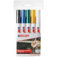Hülle mit 5 Lackmarkern - Edding 750