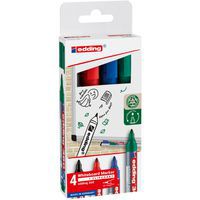 Abwischbarer Whiteboard-Marker, 4er-Pack - Edding 360