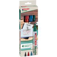 Permanentmarker EcoLine e25, feine Rundsp, versch F - Edding