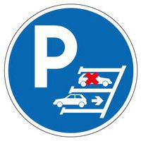 Schild - Rückwärtsparken - PVC - Manutan Expert