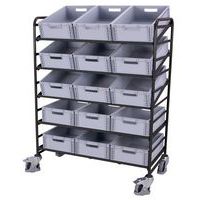 Stahlwagen für Euronormbehälter - Tragkraft ­ 250 kg