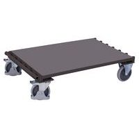 Ergonomischer Plattenwagen, ohne Seitenwandteile - Tragkraft 1200 kg