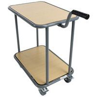 Wagen mit 2 Holzböden - Tragkraft 200 kg - Manutan Expert