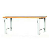 Werkbank Cubio Combi - Breite 200 cm - Polyrey