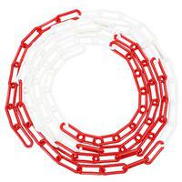 Kunststoffkette im Beutel – rot/weiß