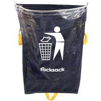 Racksack-Regalbeutel für Mülltrennung, doppelt