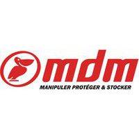 5 schwere, recycelte Paletten, schwarz ‑ MDM