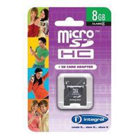 MicroSDHC Speicherkarte Integral - 8 GB