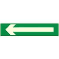 Nachleuchtendes Schild - „Richtungspfeil“ - starr
