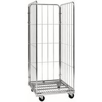 Rollcontainer - Sockel aus verzinktem Stahl - Tragkraft 400 kg