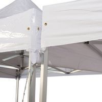 Regenrinne aus Stahl und Aluminium für Zelte