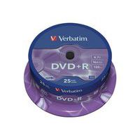 DVD+R 16x Matt Silver 25er- und 50er-Pack - Verbatim