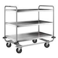 Edelstahl und Aluminium Trolley