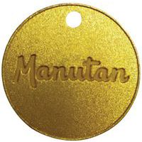 Nummerierte Jetons (v. 001-100), Messing, 30 mm (100 Stück) - Manutan