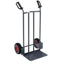 Stahl-Sackkarre 250 kg, feststehende Schaufel - Pannensichere Reifen - Manutan