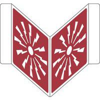 Brandschutzschild - Brandmelder (Winkelschild) - Aluminium