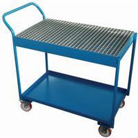 Wagen mit Auffangwanne und Gitterrost - Sameto Technifil