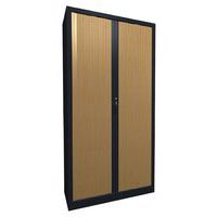 Metallschrank mit PVC-Rollläden mit beschichteten Lamellen, Höhe 198 cm - Acial