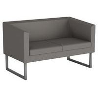 Empfangssofa aus PVC, Zweisitzer Punto