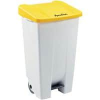 Fahrbarer Abfallbehälter mit Pedal - ergonomisch - für die Mülltrennung - 120 L - Manutan Expert