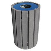 Runder Abfallbehälter mit Müllsackring Escapade - 90 L
