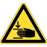 Warnschild - Warnung vor Quetschgefahr - Schild