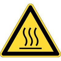 Warnschild - Warnung vor heißer Oberfläche - Schild