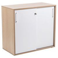 Schrank mit Schiebetüren, Höhe 75 cm Misao - Manutan