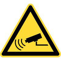 Gefahrenschild - „Kameraüberwachung“ - Aufkleber