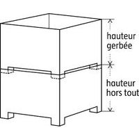 Höhe über allesStapelbare Höhe