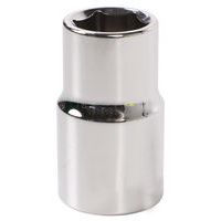 Kurzer Steckschlüssel 1/2 - Sechskant von 8 bis 32 mm, Anzahl Seiten: 6, Länge: 38 mm, Kapazität: 19 mm