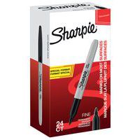 Schwarze Sharpie Permanentmarker - Vorteilspaket mit 20 Stck. + 4 gratis