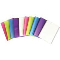 Schutzmappe mit 60 Dokumentenhüllen im A4-Format aus Polypropylen in verschiedenen Farben - 10 Stück