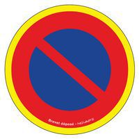 Gebotsschild mit Leuchtfarben - Parken verboten - Starr - Novap