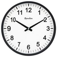 Analoge Quartz-Wanduhr, Ø 40 cm - Manutan Expert