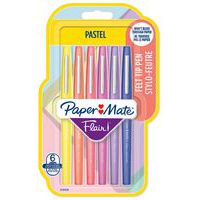 Filzstift Paper Mate Flair Pastel diverse Farben 6er-Pack - Papermate