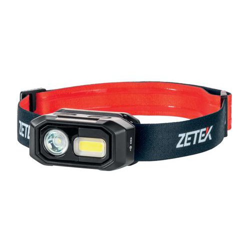 Wiederaufladbare LED-Stirnlampe mit Start/Stopp - Zeca