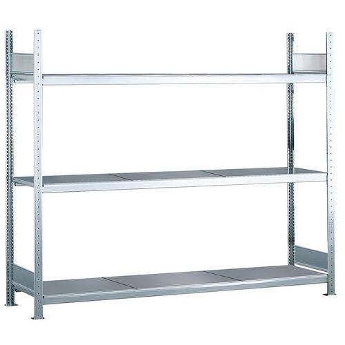 Extrabreites Regal Easy-Fix Plus - Galvanisierter Fachboden - Schulte