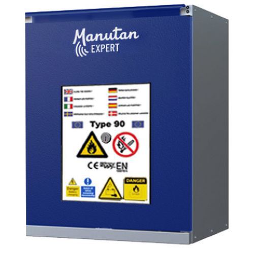 Niedriger Schrank Lithium-Batterien, passiv, 1 Tür - Manutan Expert