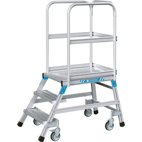 Podestleiter aus Aluminium, einseitig begehbar - Zarges