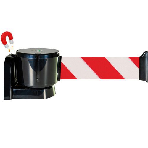Magnetischer Wandabroller mit Gurt, 12 m - Novap
