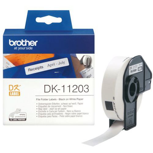 Schriftband Brother DK - Etiketten