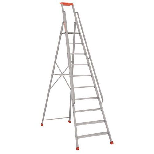 Trittleiter Pro 300 - Mit Seitengeländern - Tubesca